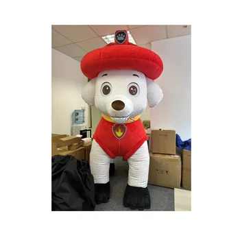 Paw Plush Toys Inflatable Plush Mascot Costume Dog Inflatable Walking Mascot Costume