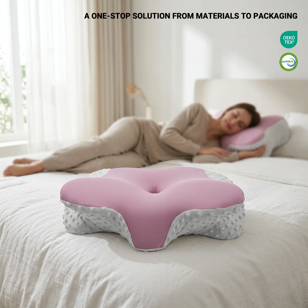 Top Rated Supplier butterfly Cervical Memory Foam Pillow Highly Breathable Bedroom Room Space Pillow