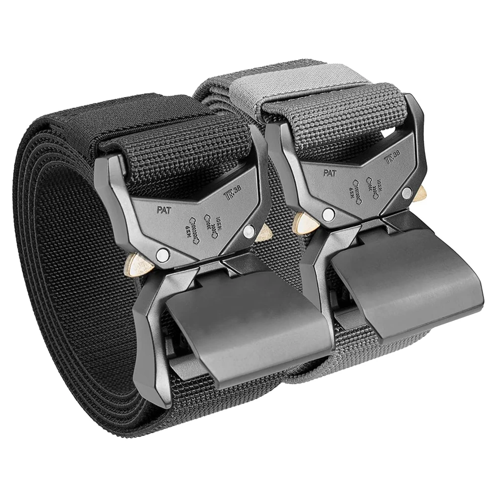 Waterproof Multifunctional Hiking Rigger Nylon Web Work Belt with Heavy Duty Quick Release Buckle Tactical Belt