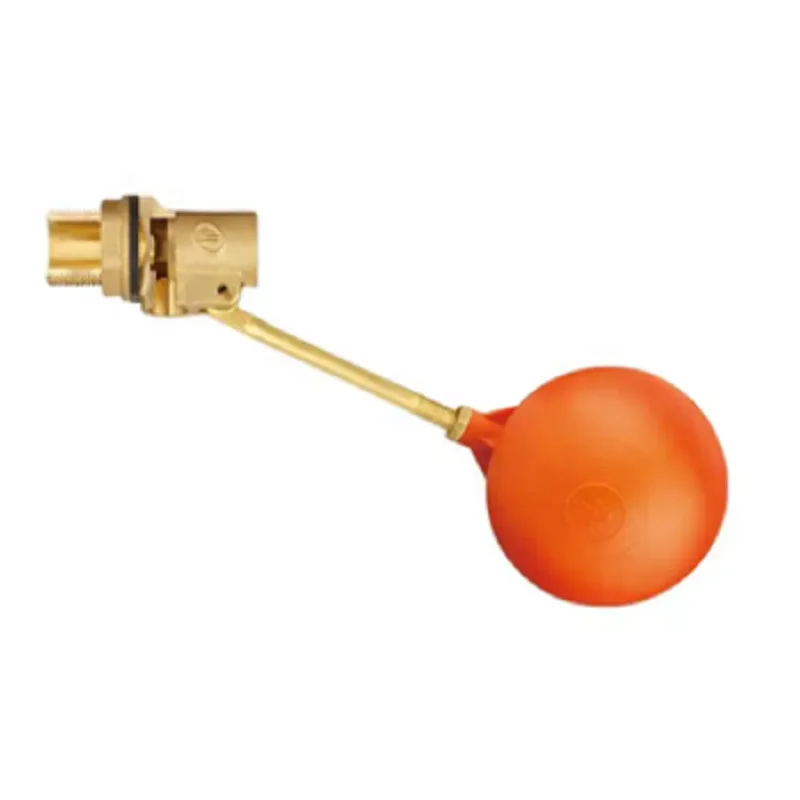 Adjustable Brass Float Valve Male  Thread with Level Regulation and PVC Ball