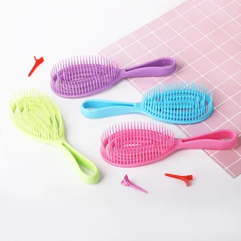 Factory Price Detangling Hair Brushes for Women Scalp Massage Comb Hollow-Carved Design Hair Comb