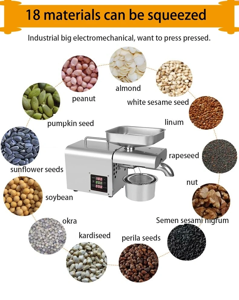 Commercial Stainless Steel Oil Presser Olive Oil Press Machine – Kitchen  Groups