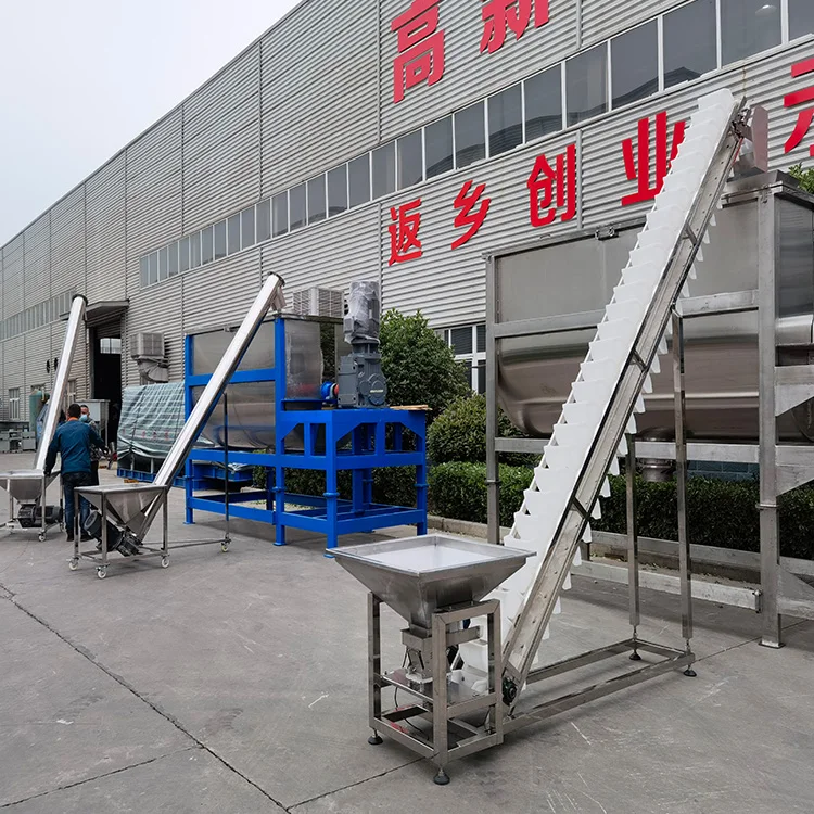 Washing Powder Mixing Machine/Soap Powder Ribbon Mixer/detergent Powder Mixing Line