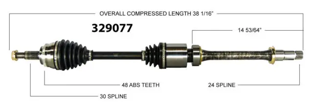 43410-78010 Driveshaft for Lexus NX200T 2.0L AGZ10 2014-2019