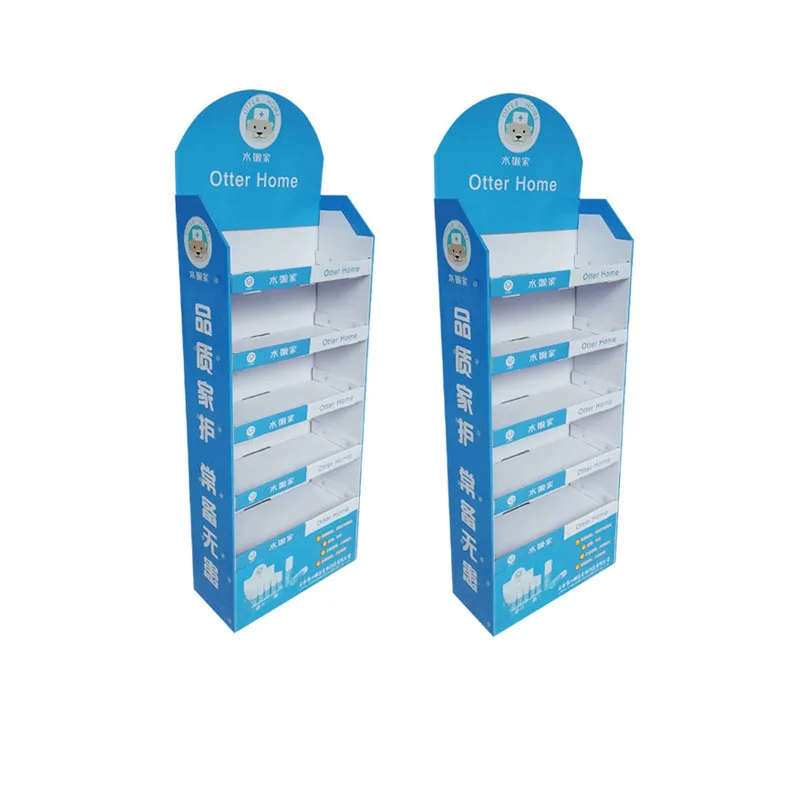Custom High Quality Retail Store Promotion Recycle Stand Corrugated