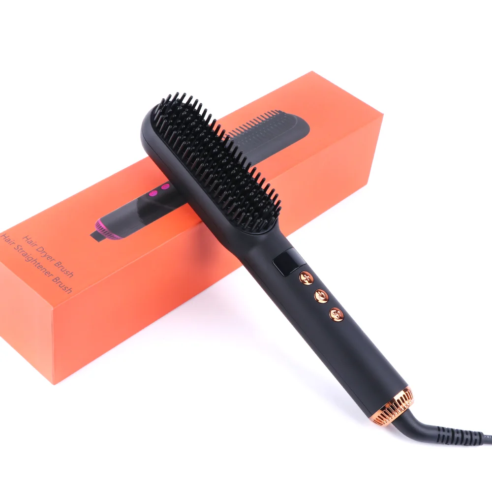 Lescolton 1200w Salon Blow Dryer Brush For Natural Hair Professional