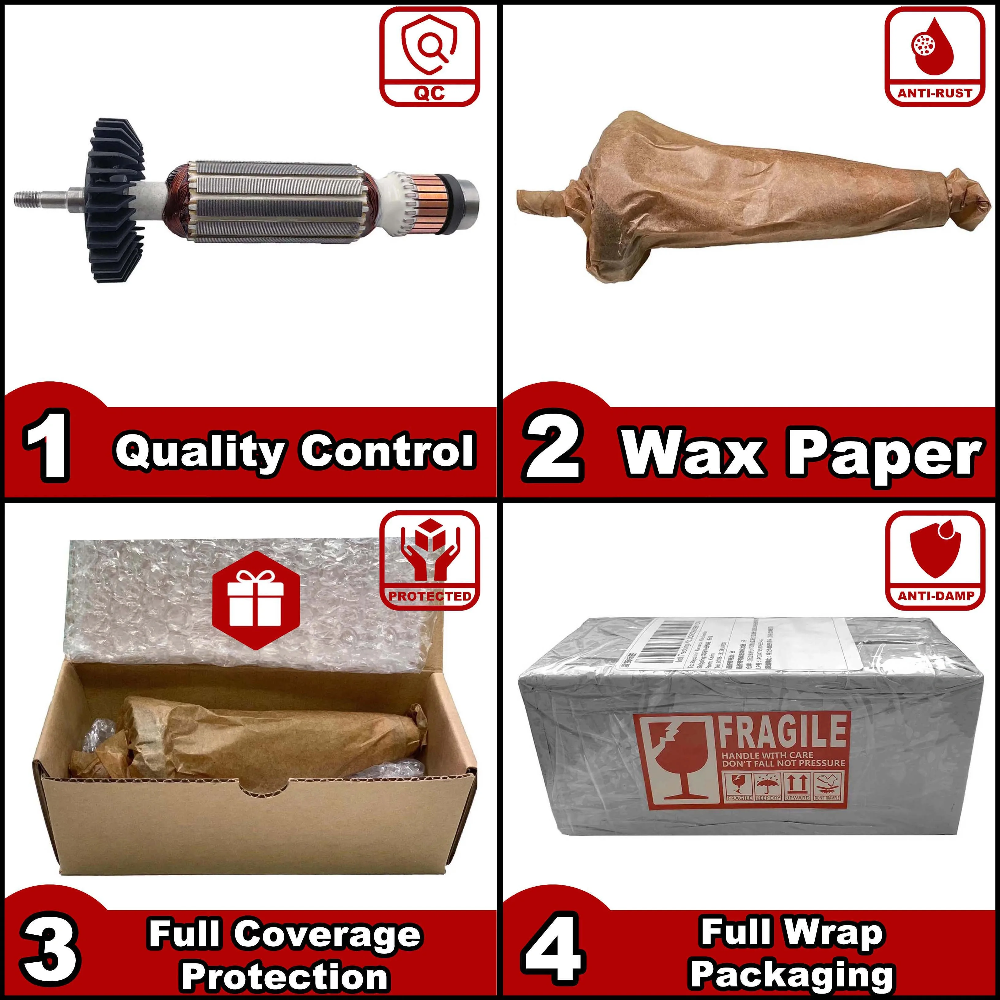 AC220V-240V Armature Rotor Anchor Replacement for WEKA Core Drill DK16