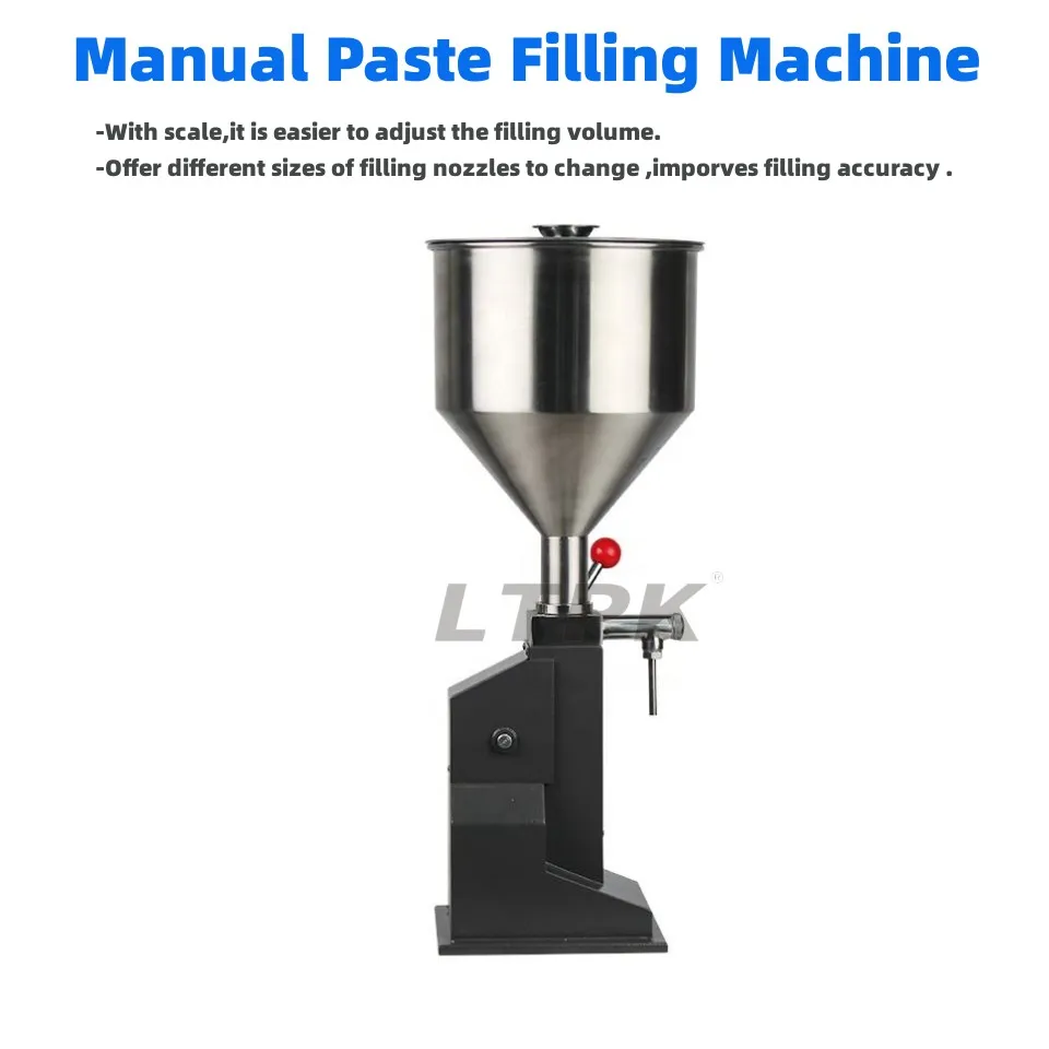 A03 Stainless Steel Hand Lotion Filling Machine Small Lipgloss Cream Paste Filling Machine