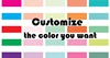 couleur personnalisée