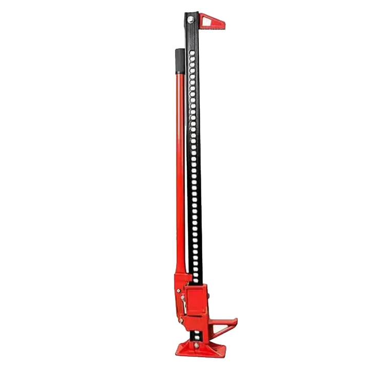 Portable 4X4 Off Road Recover Hi Adjustable Farm Jack 33" 48" Black Cast and Steel Lift Jack