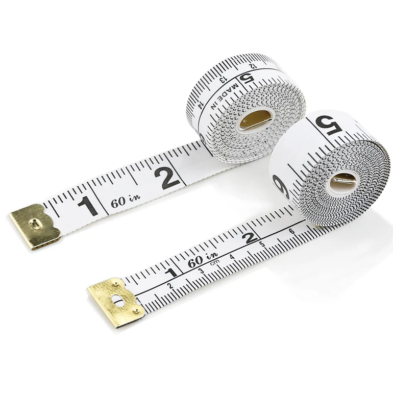 Tape Measure Body Measuring Tape, Hot Retractable 1.5M Sewing Tailor Cloth  Soft Flat Tape Body Measure Ruler for Daily Use