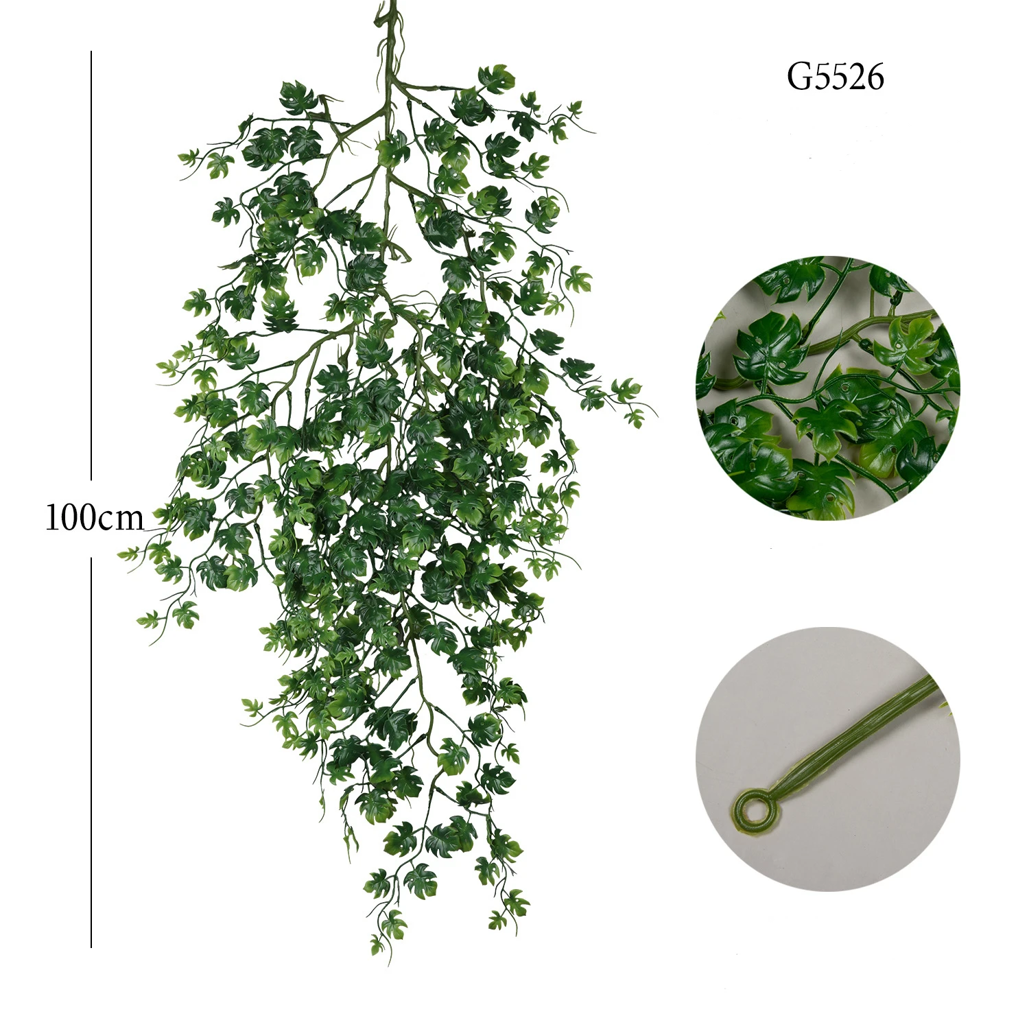 Cheap Artificial Hanging Plants Fake Greenery Foliage Fence Plants Faux Vine Garland for Wedding Decoration