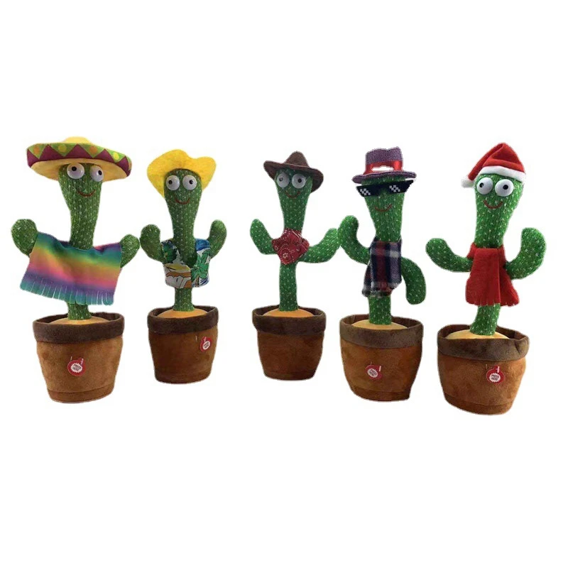 dancing cactus plush electronic