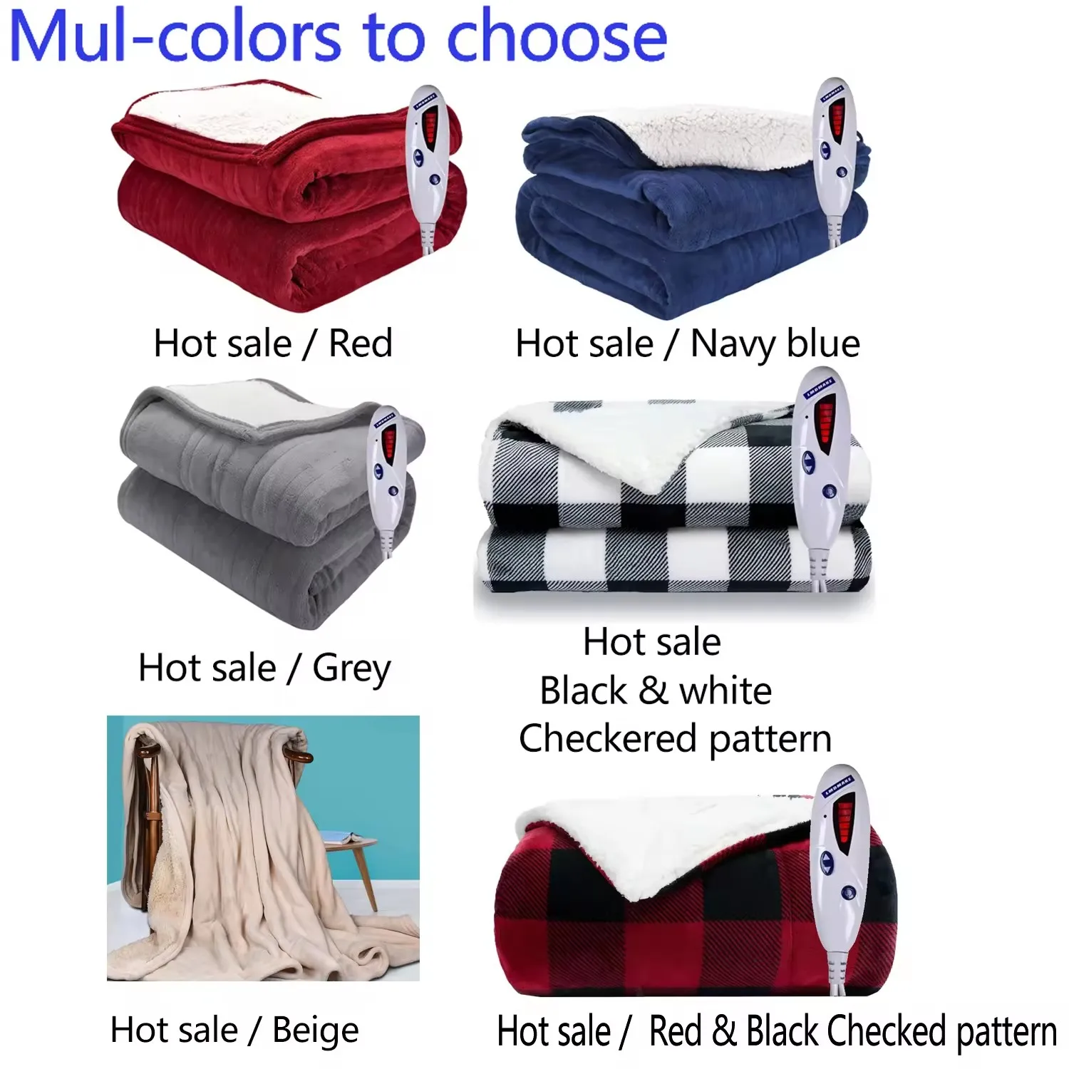 Digital Heating Electric Blanket, 110-230v - detail 4