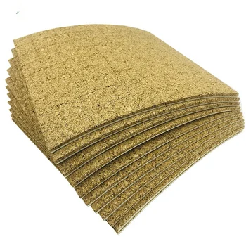 3mm Button Cork pad Foam Backing Cork Dividers for Double Glazing Glass Making PVC Rubber Glass Shipping Pads with Cling Foam