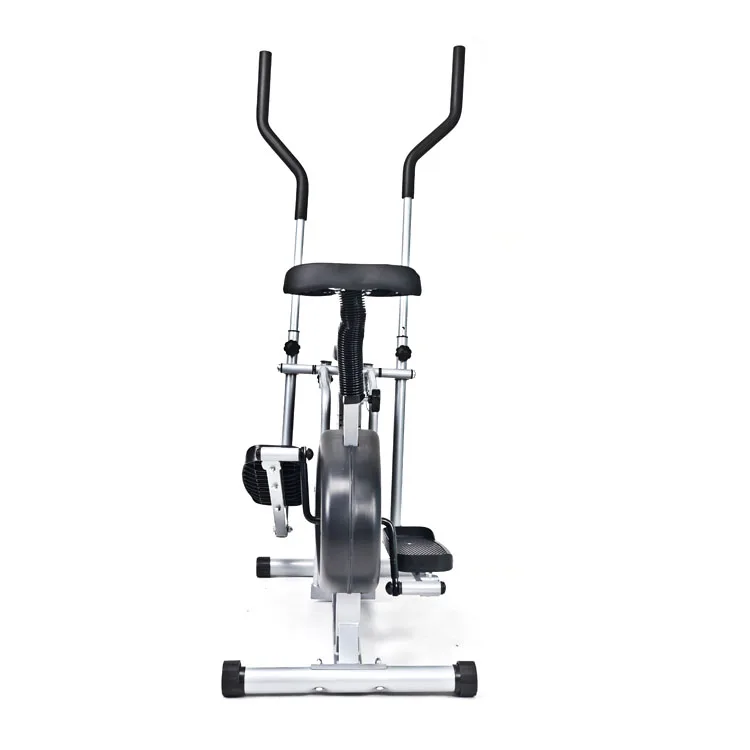 Cross Trainer Gym Elliptical Machine Exercise Bike Chain ABS Fan for Home Indoor Workout Fitness Training Adjustable Resistance