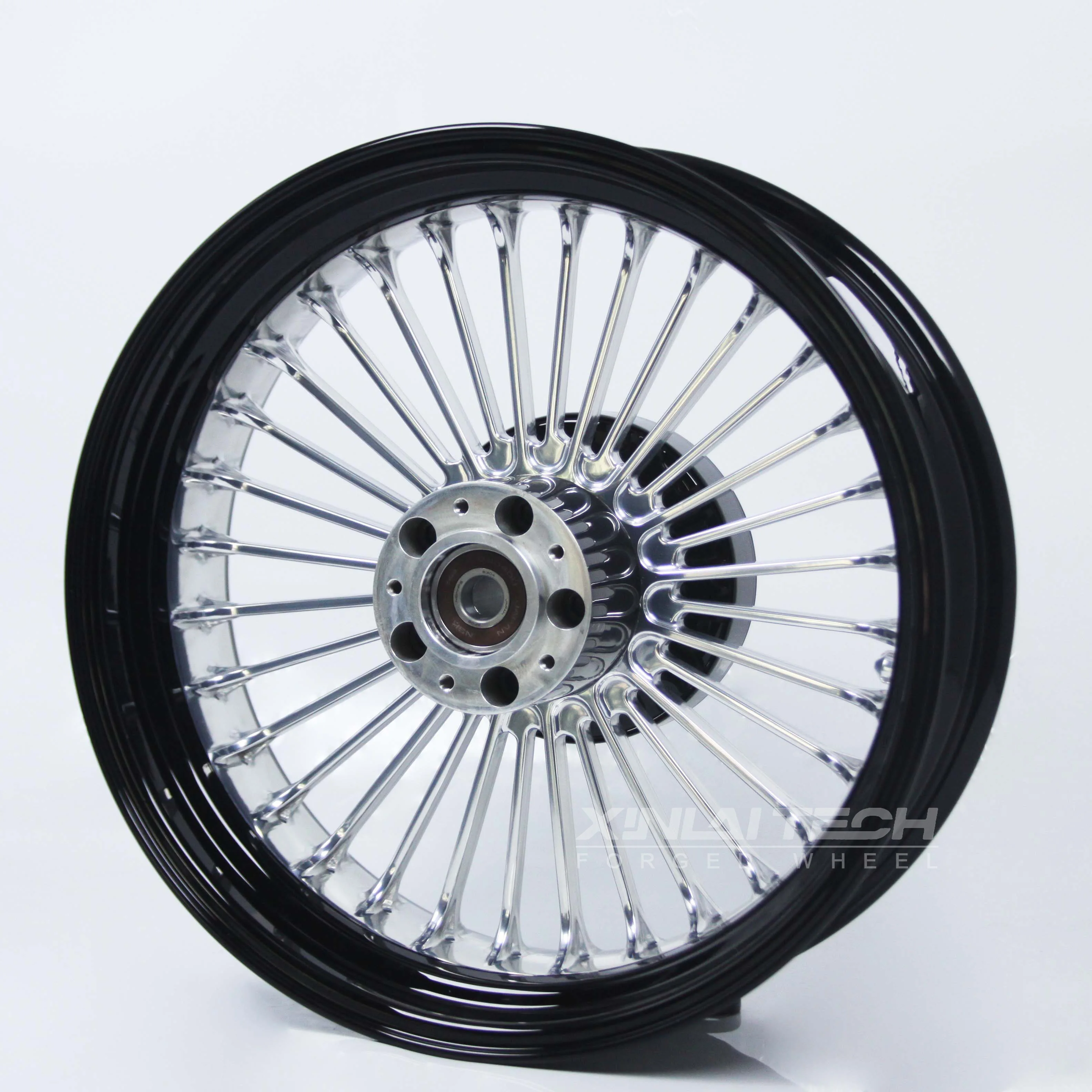 XL Polished Brushed Forged Motorcycle Wheel for Yamaha V-Star Rear Front Custom Cruiser Motorcycle Indian Springfield Wheel