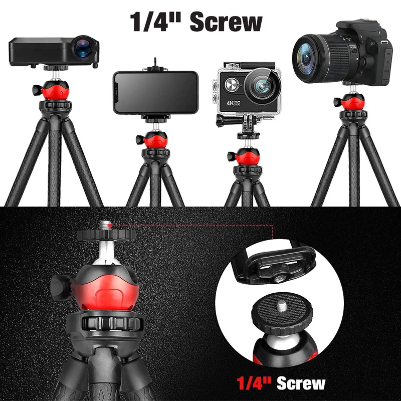 Гибкий мини портативный Настольный Гибкий штатив Octopus для цифровой зеркальной камеры смартфона спортивной камеры