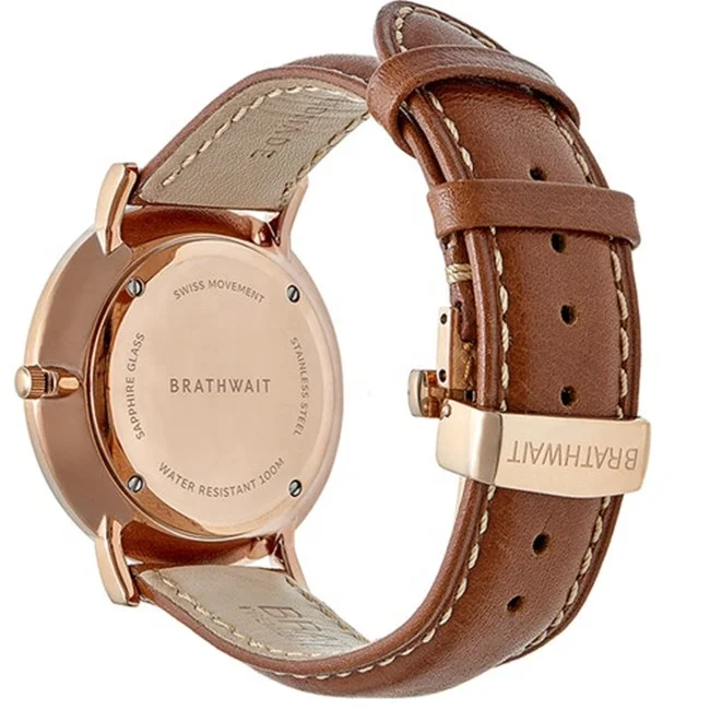 Brathwait FL3214 Luxury Quartz Men Watch, Stainless - Main Image