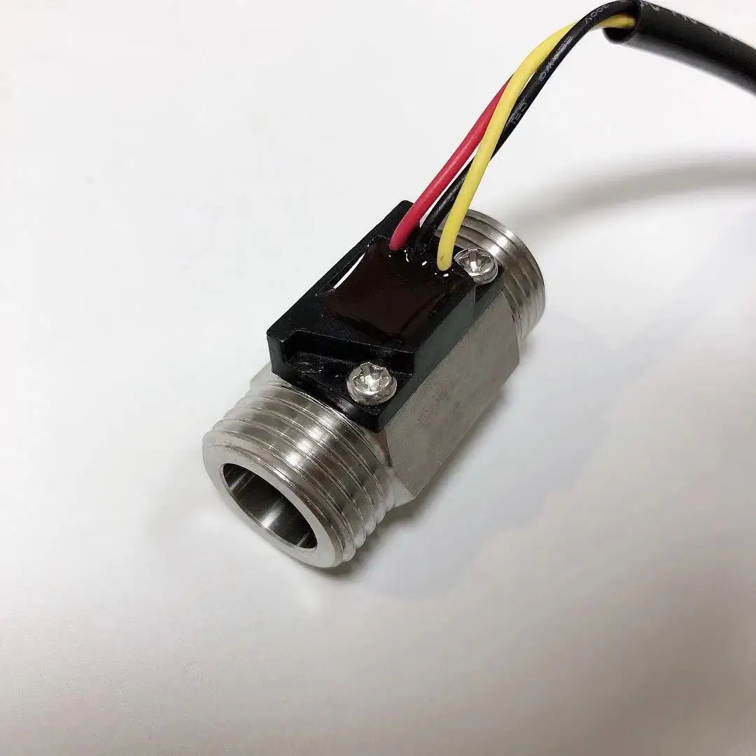 Dc 324v Npt/g 1/2" Flow Sensors Water Hall Switch 130 L/min