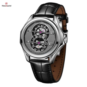 Factory OEM Customized Luxury Design 316L Stainless Steel 5ATM Luminous Unique Automatic Mechanical Men's Watch