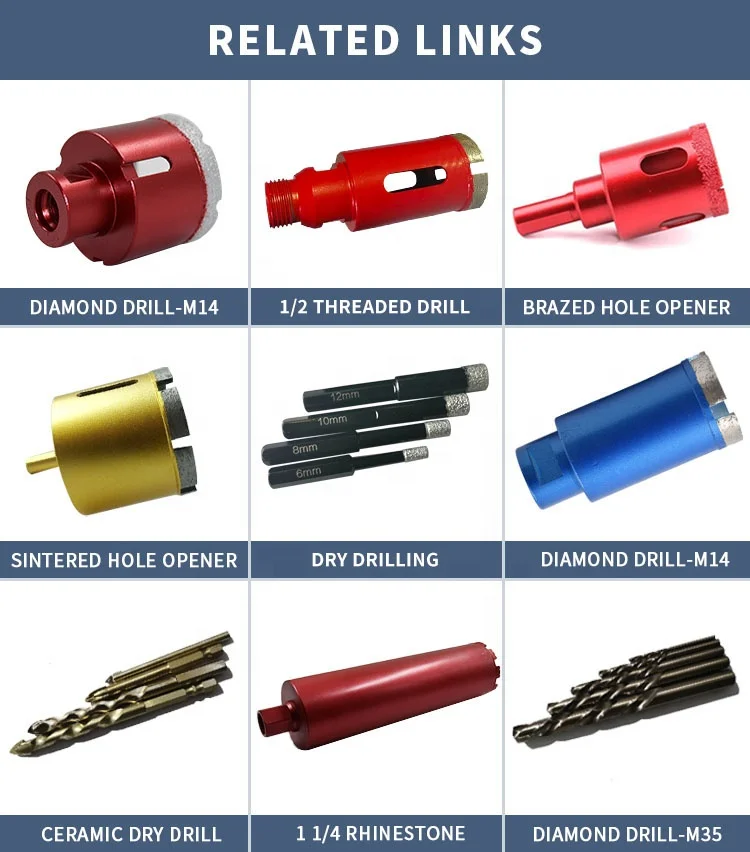 Power Tool Sintered Fast Cutting Hole Saw Diamond Core Drill Bit for  Granite Marble  Concrete Ceramic