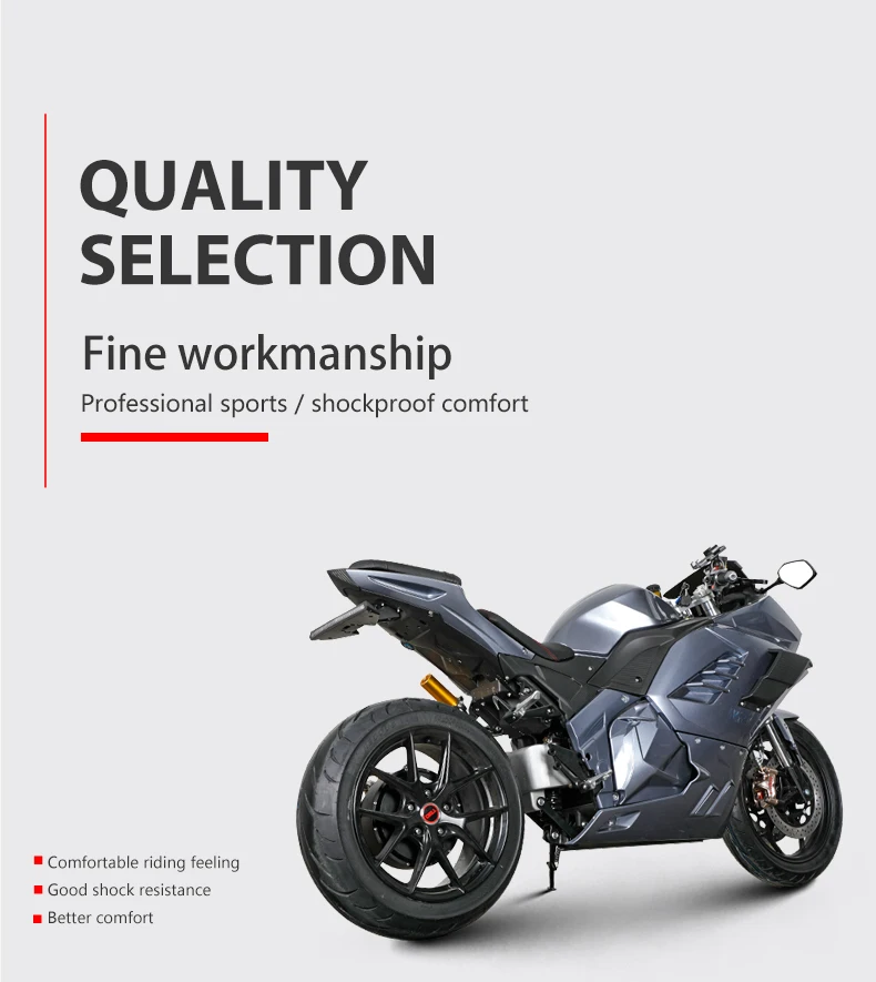 8000W Electric off-Road Motorcycle - Vintage Style for Adults