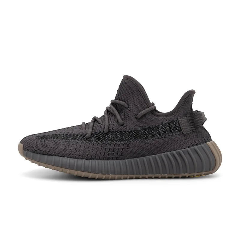 2022 Brand Logo Custom Yeezy 350 V2 Reflective Shoes Black Men Women ...