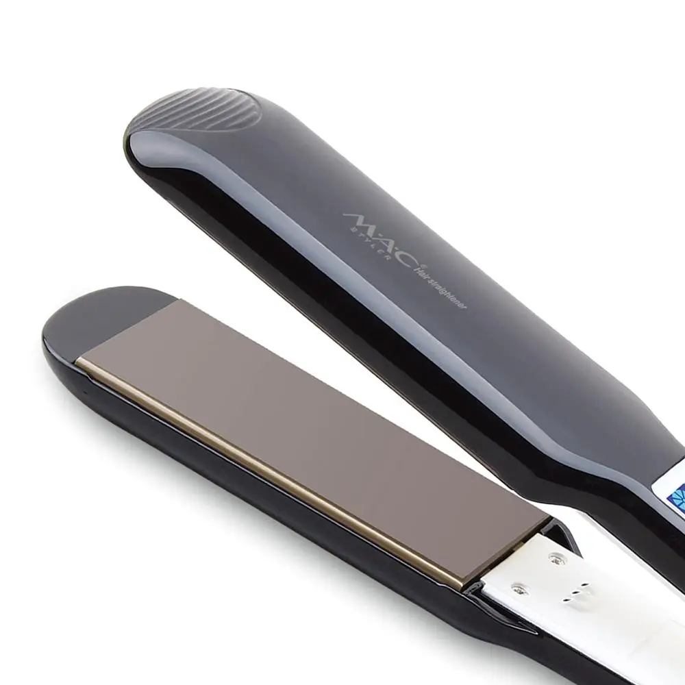 Fast Heating Customized Titanium LCD Display Hair Straightener Best Magic Flat Iron mac Hair Straightener