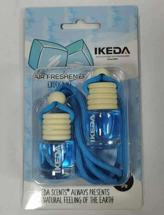 Ikeda 4 Ml 8 Liquid Airfreshner Glass Bottle Scent Car Hanging Air Freshener Buy Airfreshner