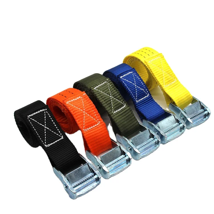 Cargo Belt Tightening Tie Down Lashing 38mm Cam Buckle Strap 1inch Cam