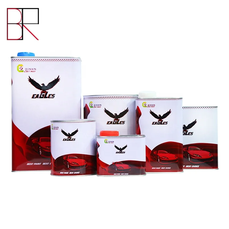 
 Высококачественная акриловая краска для полировки автомобиля 1K / 2K Basecoat / Topcoat  