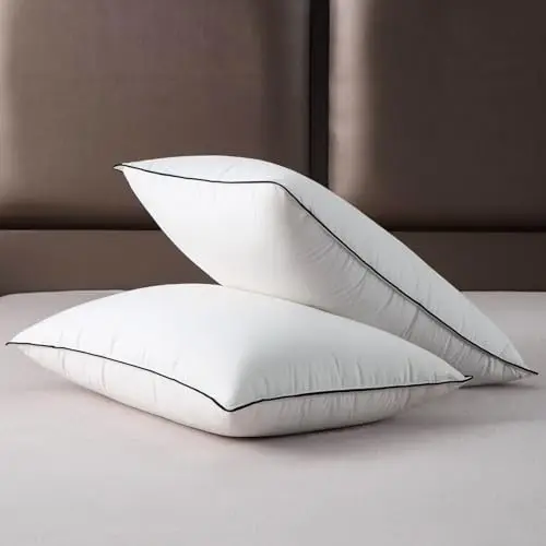 Baumwollstoff 60x40cm OCS RDS Flauschiges Günstiges Großhandels-Hotelkissen 2-4CM 90% Weiße Entendaunen Kissen zum Schlafen
