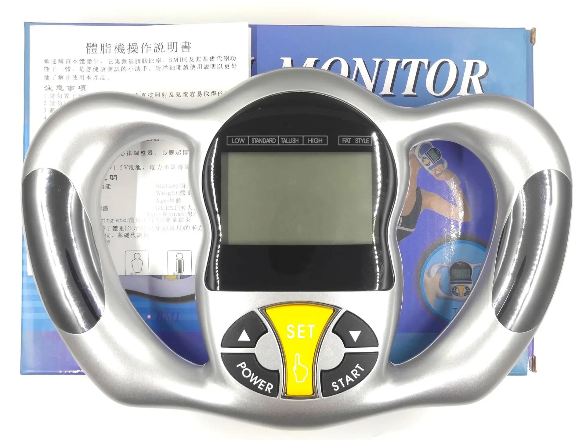 Mini Digital LCD Portable Digital Handheld Body Mass Index BMI Meter Health Body  Fat Analyzer Monitor