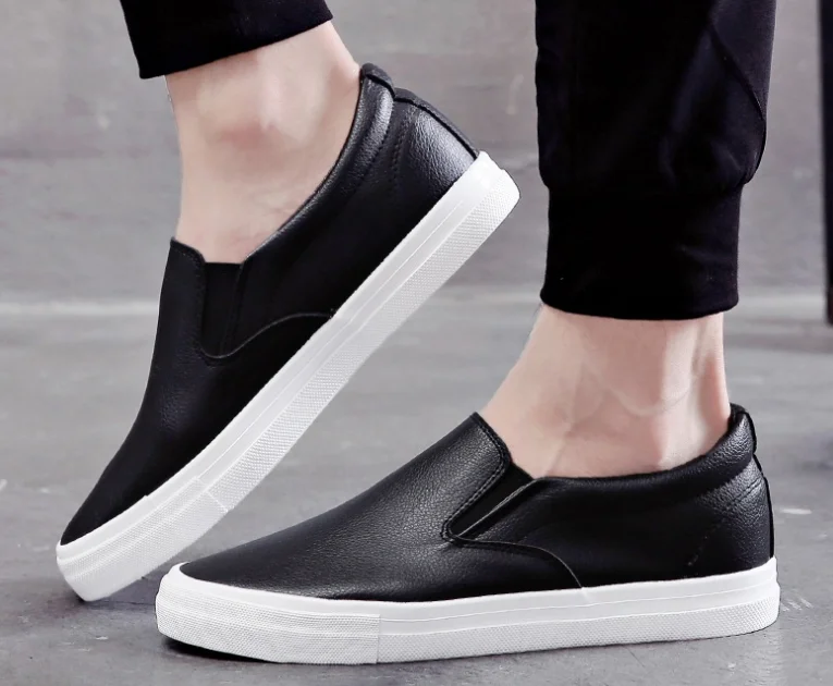 white christmas dresses Men's Casual Black Shoe With White Sole Laces Designed by Cotton Cool –  Cotton Cool main image 1