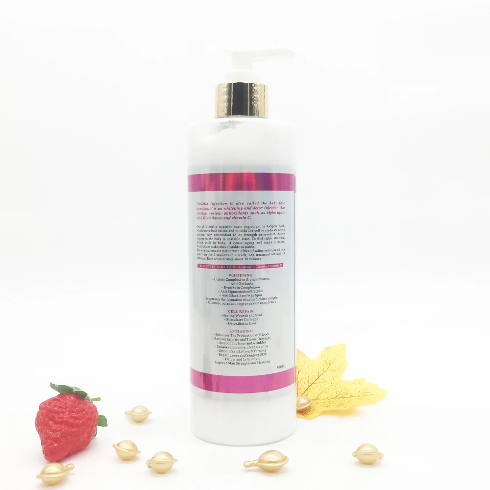 OEM Private Label Fast Action Body Lotion  Whitening and Anti Aging Body Cream Strong Bleaching Lotion for Black Skin 500ml
