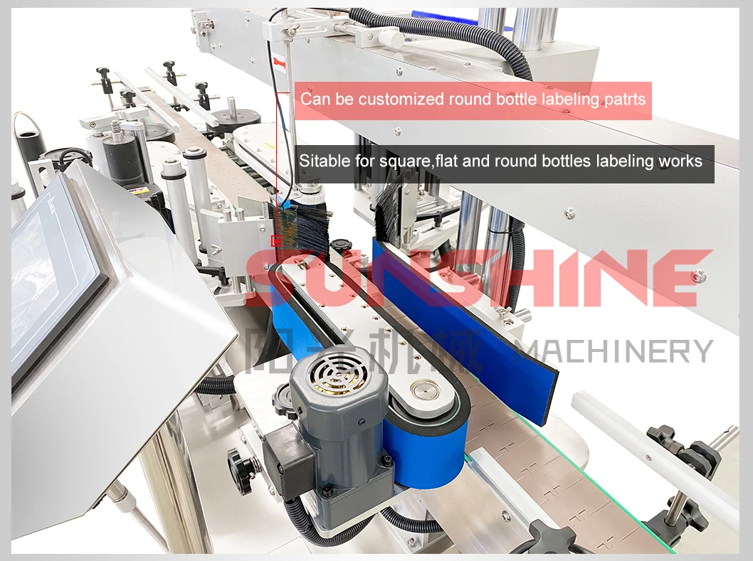 Automatic Adhesive Round Bottle Label Sticker Labeling Machine for ...