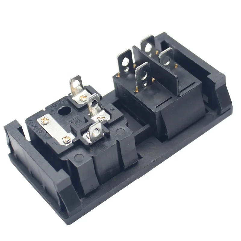 High Quality 110V Fuse Socket Switch AC Power Inlet Connector C14 Power Socket