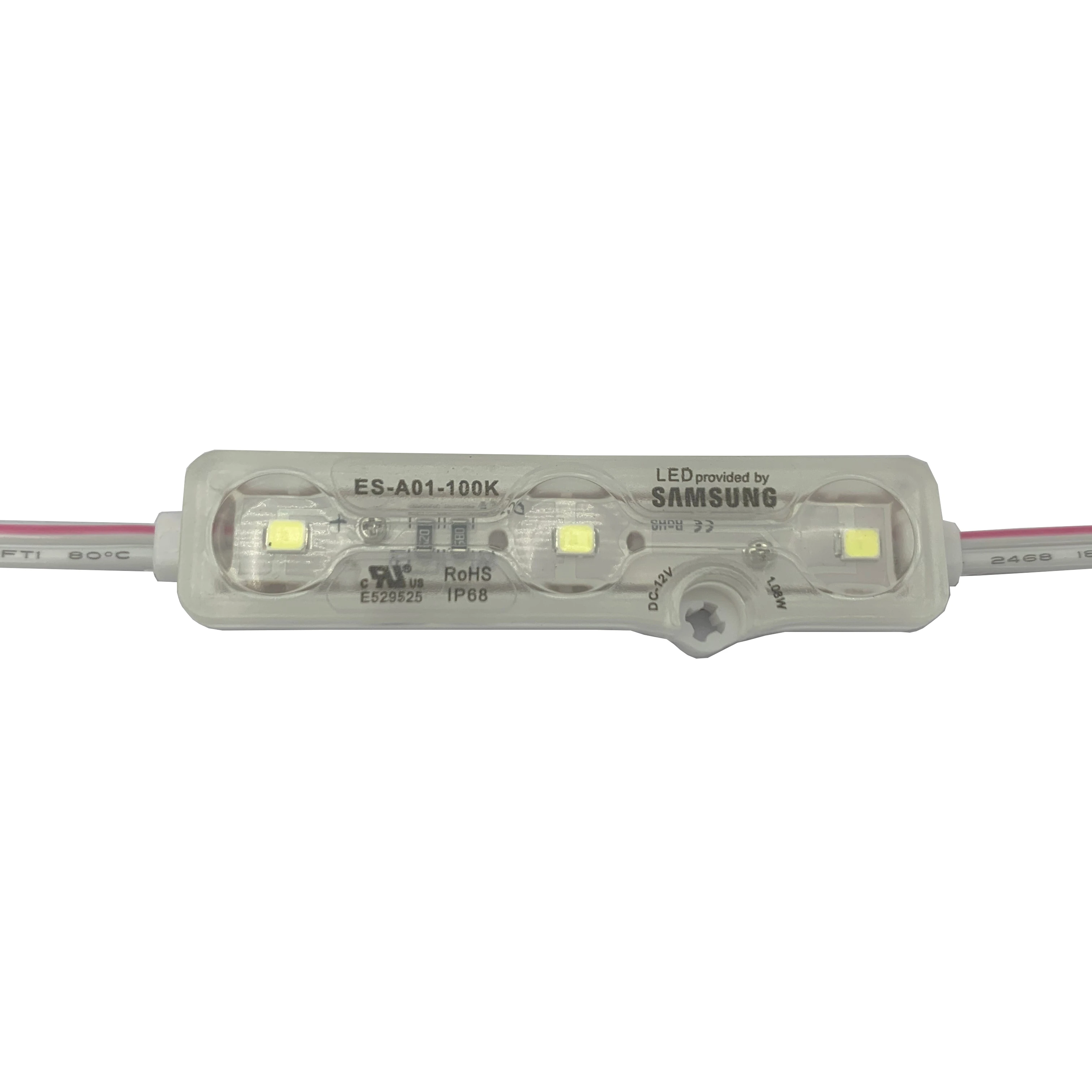 A01 UI Listed LED Module  Outdoor IP68 Waterproof  Ultrasonic 2835 SMD New 3 LED Modules  for Sign Letters