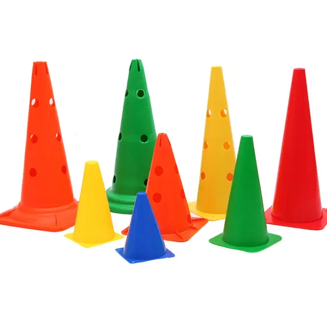product multicolor plastic sports equipment for football  soccer training obstacle roadblock agility hurdles and field marker cones-2