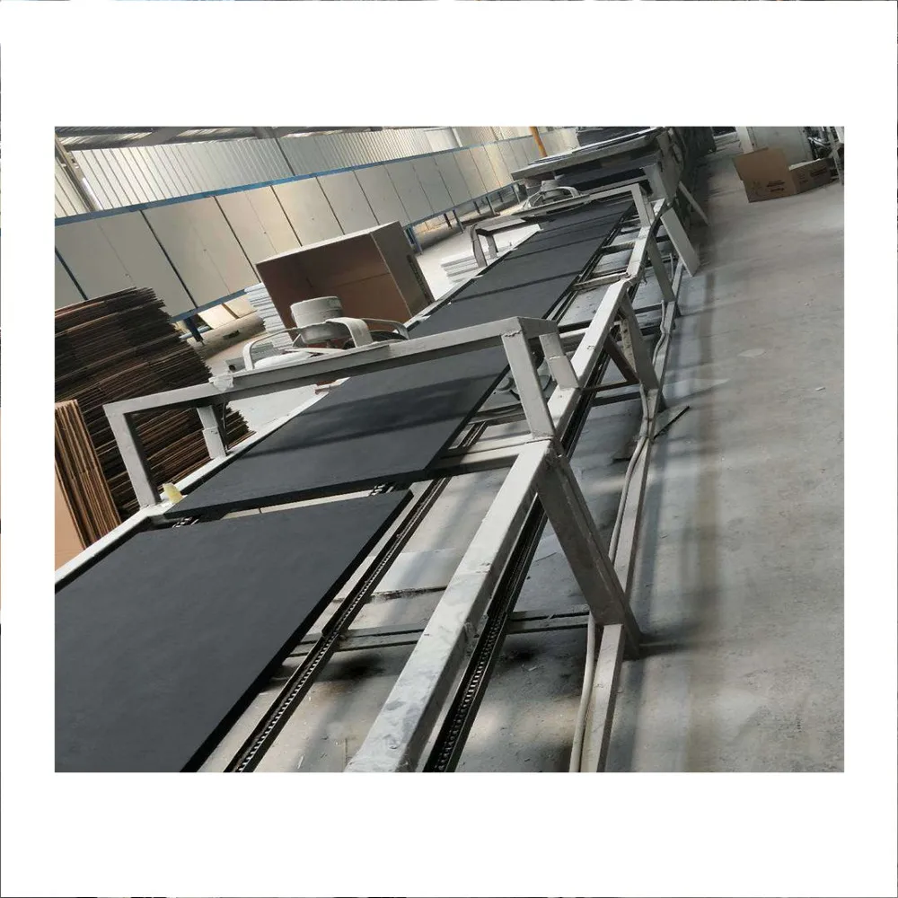 ISOKING 120Kg/m3  Fiberglass Ceiling Tile with Black Tissue for Roof Decor