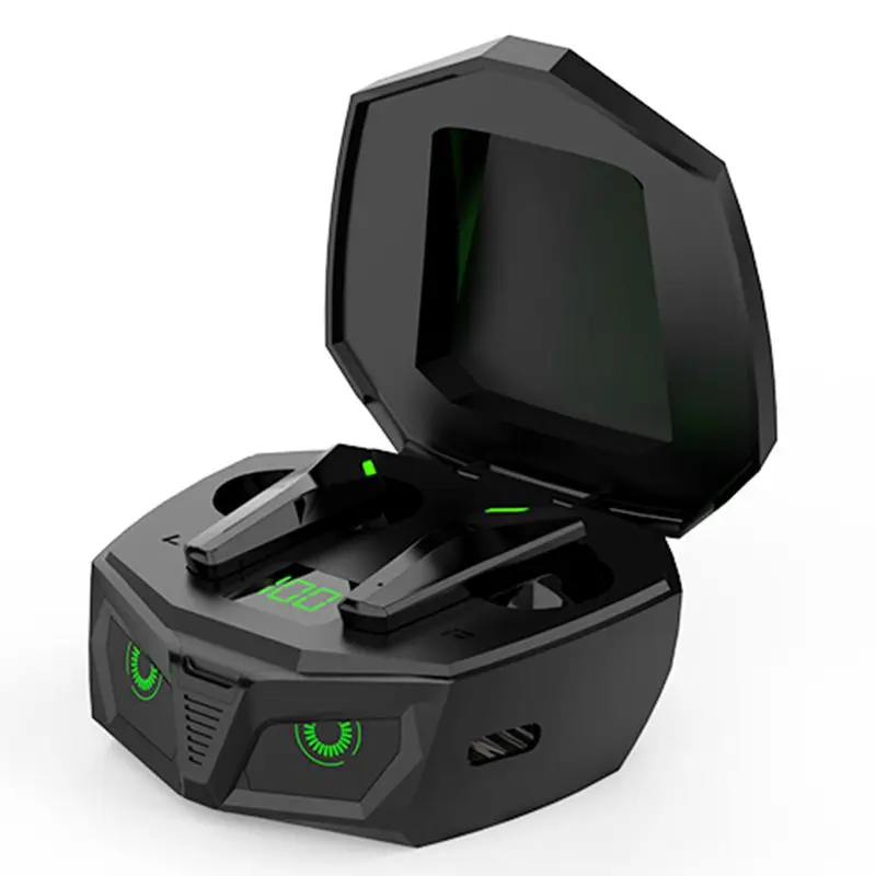 New P50 Tws Gaming Earphones BT Cool Breathing Light Dual Mode HiFi  Bass Music Headsets In-ear Wireless Earbuds