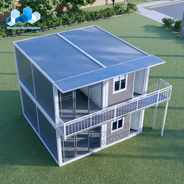 フィジー向けモジュール式プレハブ2階建て水上住宅 ユニットハウス