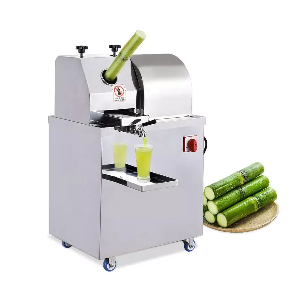 Commercial Sugarcane Juice Extractor Automatic Powerful Sugar Cane Juicer Machine
