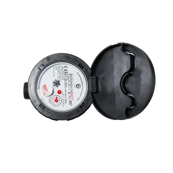 Residential Single-Jet Super Dry Type Class C R160 Water Meter with Plastic Can Register HRI / Magnetic Transmission