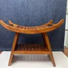 Curved bathroom stool