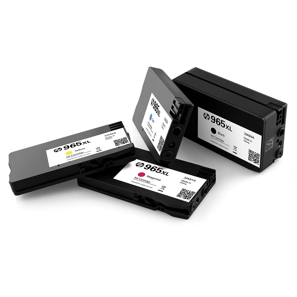 HP 965XLインクカートリッジ シアン+2個インクカートリッジ ブラック黒