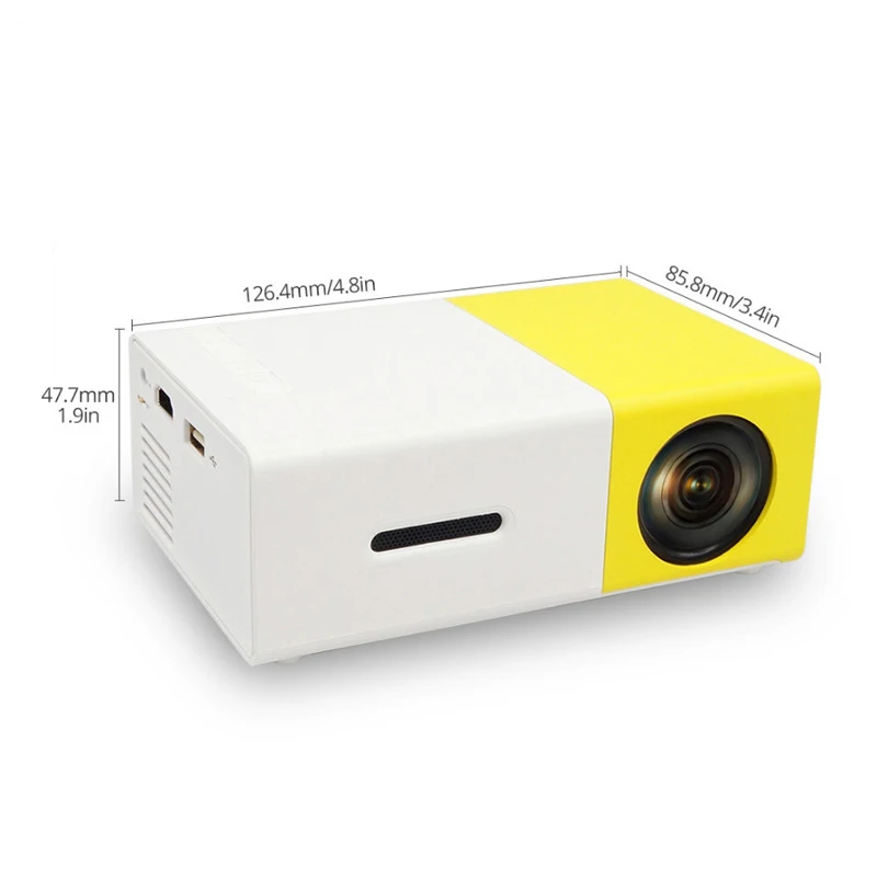 Mini Proyector Yg300 Smart Projector Multimedia Mobile Wireless Projector Game Portable Home LED LCD Pocket Projector