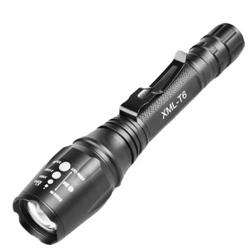 Lampe Torche LED Tactique Zoom 5W 160 Lumens étanche - Camping Extérieur