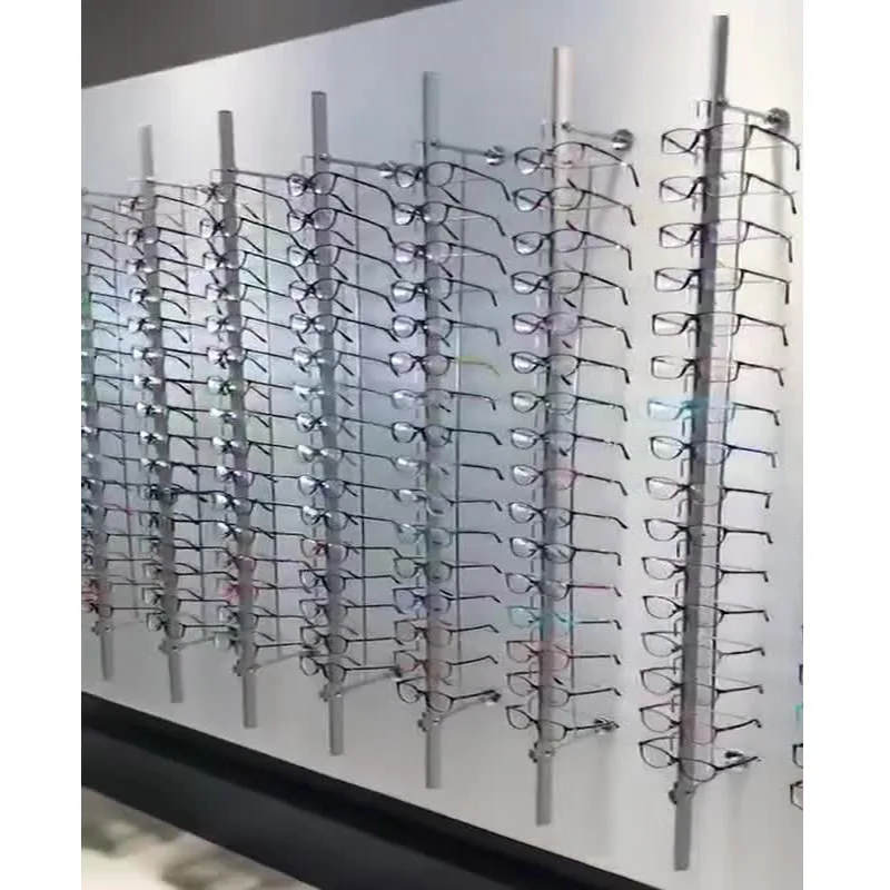 Eyeglasses Display Rod Sunglasses Display Aluminium Alloy Custom Wall